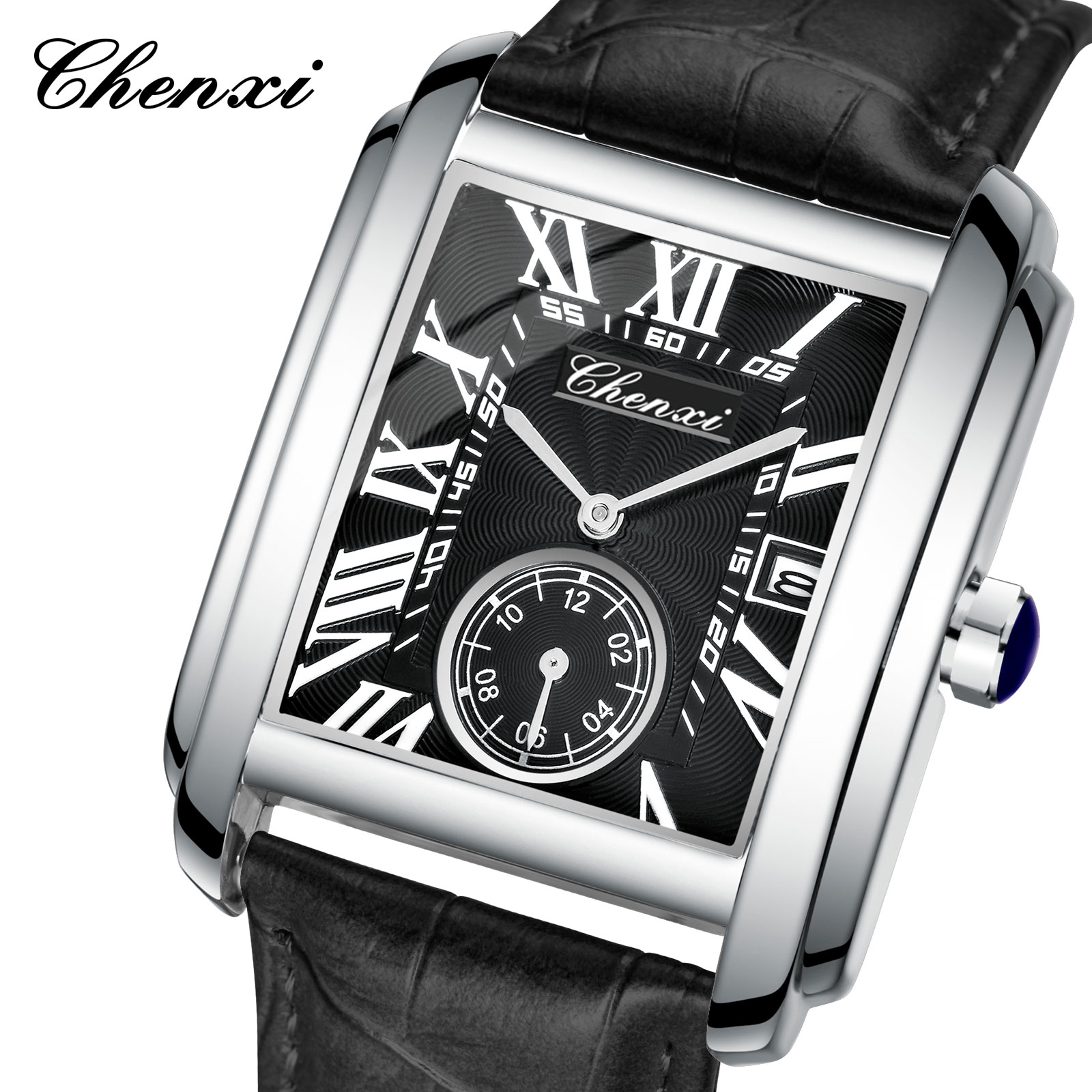 Luxury Watch Low Price - Chenxi 8216 ใหม่แฟชั่นคลาสสิกสี่เหลี่ยมผืนผ้าสายหนังนาฬิกาข้อมือบุรุษแบรนด์หรูนาฬิกานาฬิกาควอตซ์ Montre Femme