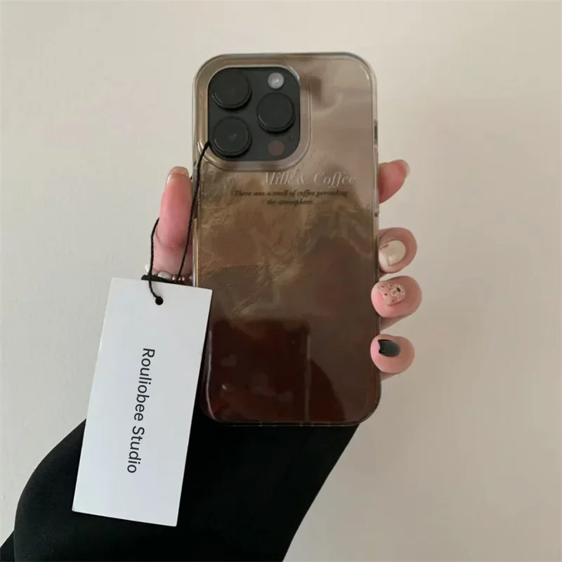 Luxury Watch Case - เคสโทรศัพท์หรูหราสีไล่เฉดแบบผสมผสานสำหรับ iPhone 16 17 15 14