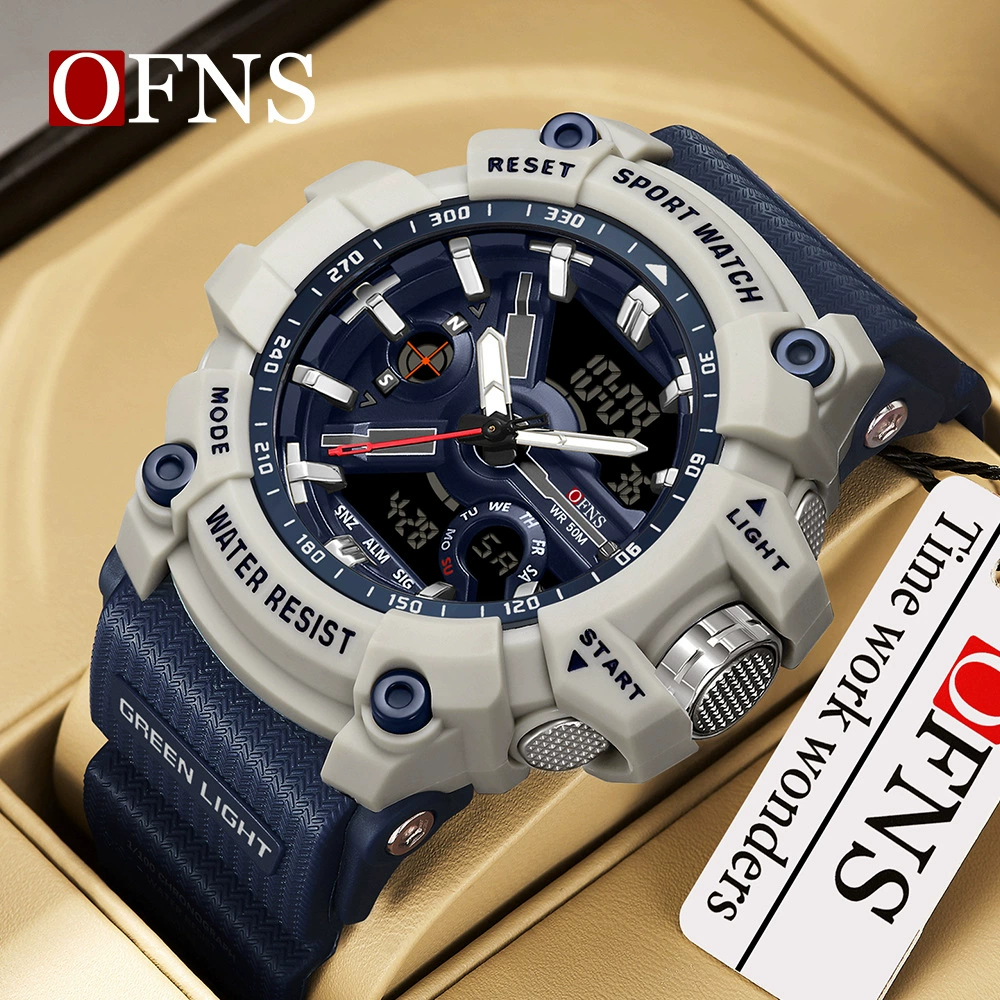 Luxury Watch G Shock - แบรนด์ชั้นนำหรูหรา G สไตล์ผู้ชายนาฬิกาอิเล็กทรอนิกส์กีฬากลางแจ้งอนาล็อกดิจิตอลโครโนกราฟทหารจอแสดงผลคู่ 50M กันน้ำ