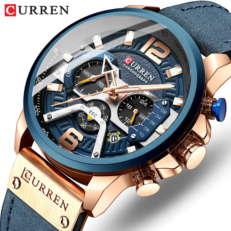 Luxury Watch Apple - CURREN New Men 'S Casual กีฬา