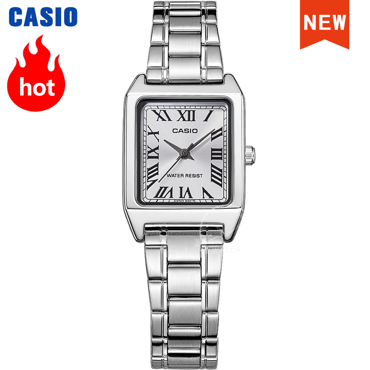 Luxury Watch Casio - นาฬิกาคาสิโอสำหรับผู้หญิง แบรนด์ชั้นนำ หรูหรา กันน้ำ 30 เมตร