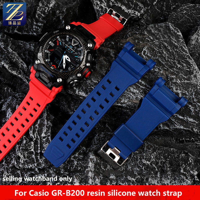 Luxury Watch G Shock - ใหม่สายนาฬิกาสำหรับ Casio ยานอวกาศนักบินอวกาศชุด G-SHOCK GR-B200กีฬาเรซิ่นอุปกรณ์ Tali