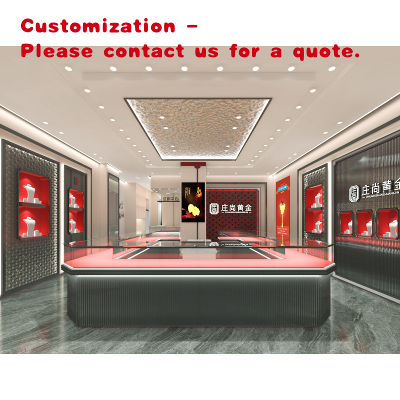 Luxury Watch Shop - ตู้โชว์เครื่องประดับกระจกสำหรับห้างสรรพสินค้า ตู้โชว์หรูหราแบบสั่งทำพิเศษสำหรับร้านขายเครื่องประดับ ตู้โชว์เครื่องประดับและนาฬิกาจากสวิตเซอร์แลนด์