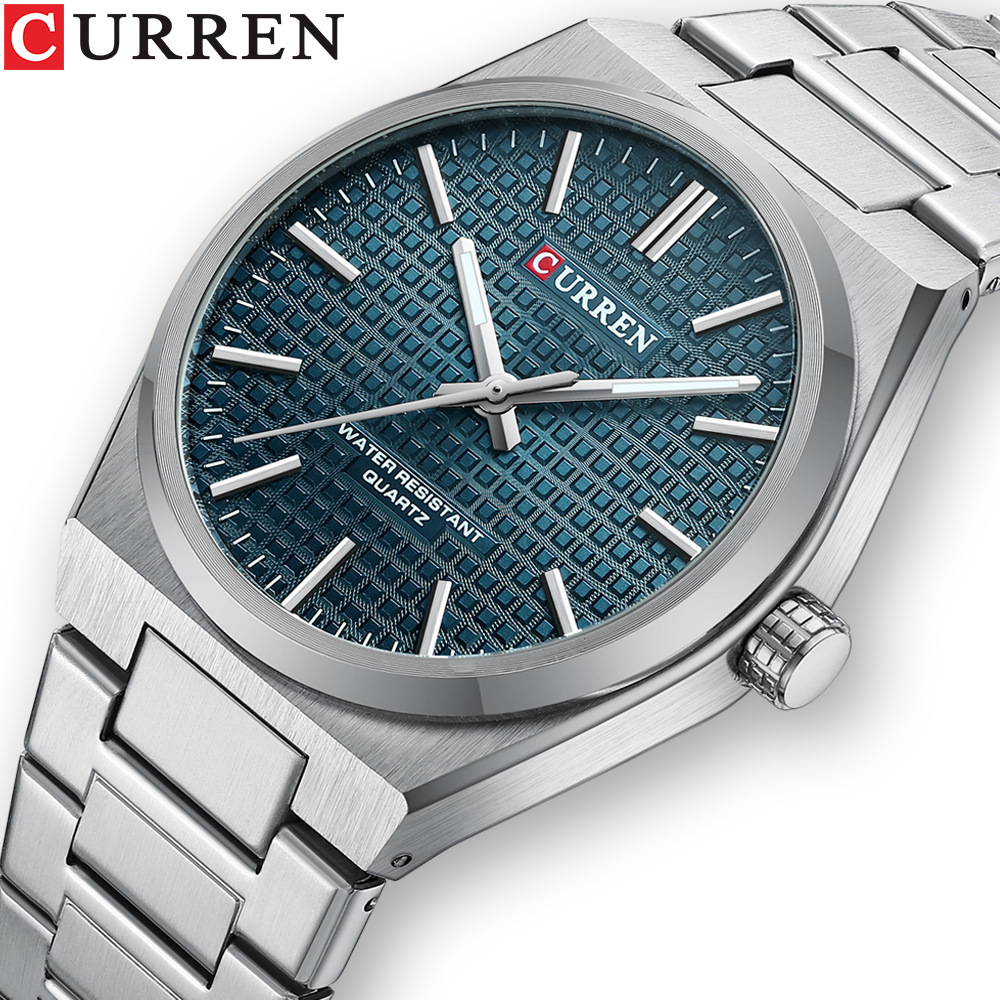 Luxury Watch Apple - CURREN 8439 นาฬิกาแบรนด์ชั้นนำสำหรับผู้ชาย หรูหรา ทันสมัย กันน้ำ