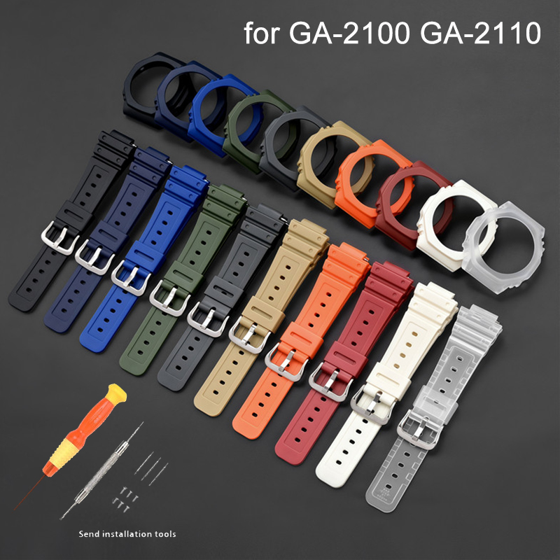 Luxury Watch G Shock - สายนาฬิกายาง ตัวเรือน ขอบหน้าปัด สำหรับ Casio G-SHOCK