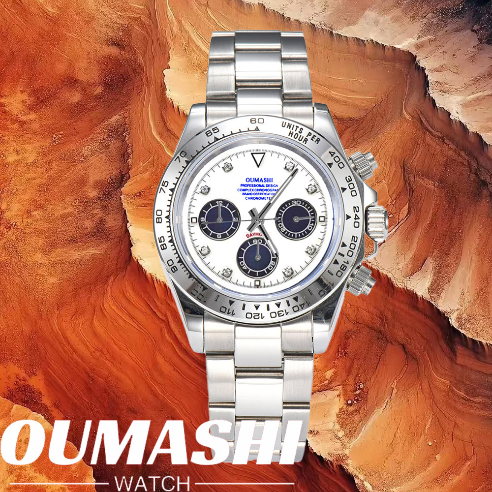 Luxury Watch Quality - นาฬิกาหรู VK63 กระจกแซฟไฟร์ ตัวเรือนสแตนเลสสตีล 316L กันน้ำ