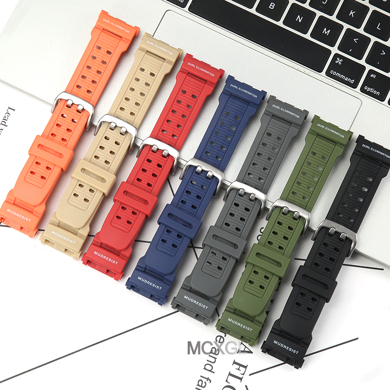 Luxury Watch G Shock - สายนาฬิกาเรซิ่นทดแทน ใช้ได้กับนาฬิกา Casio G-Shock G9000 Mudman