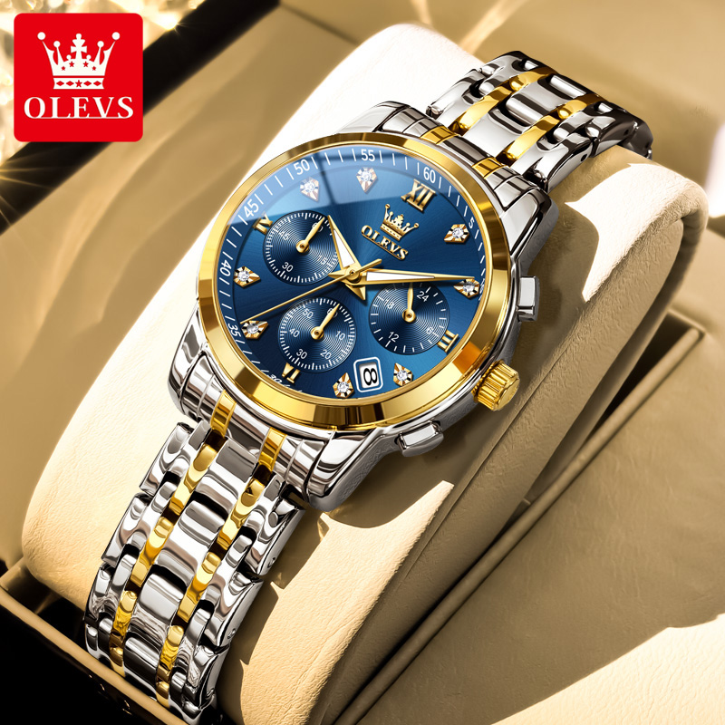 นาฬิกาข้อมือผู้หญิง OLEVS แบรน - Luxury Watch Green บทวิจารณ์และราคา