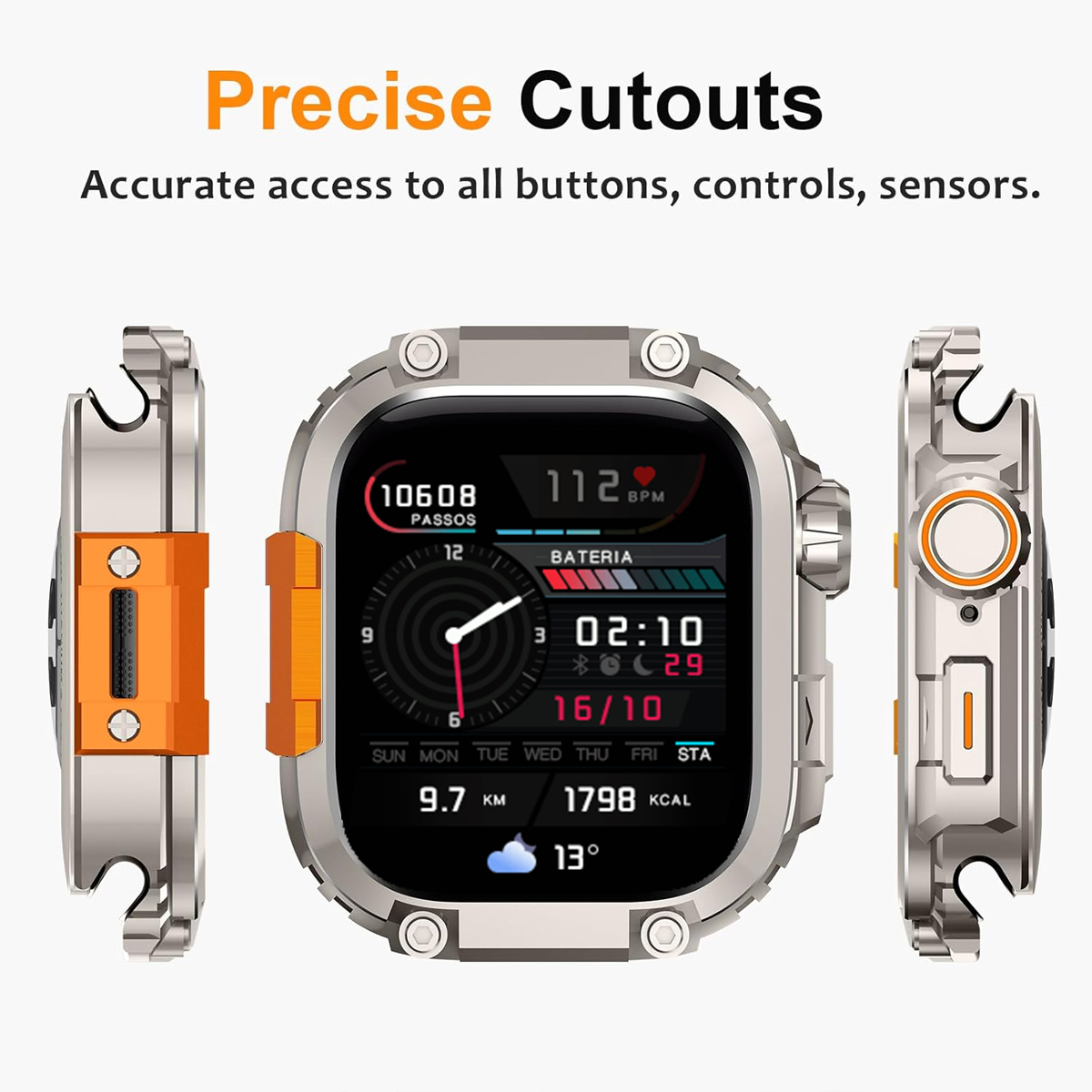เคสโลหะผสมสำหรับ Apple Watch S - Luxury Watch Apple บทวิจารณ์และราคา