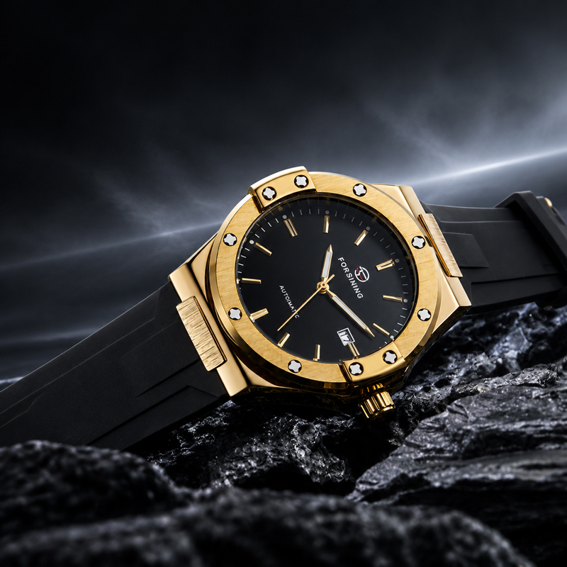นาฬิกาข้อมือผู้ชาย FORSINING ร - Exhibition Caseback บทวิจารณ์และราคา