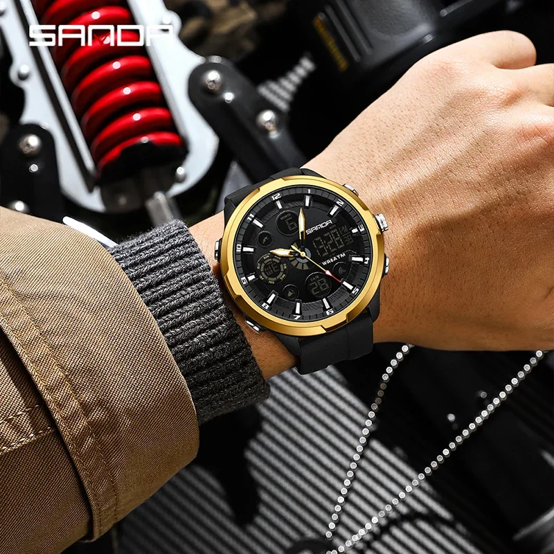 SANDA 9053 50M นาฬิกาข้อมือควอ - Luxury Watch G Shock บทวิจารณ์และราคา