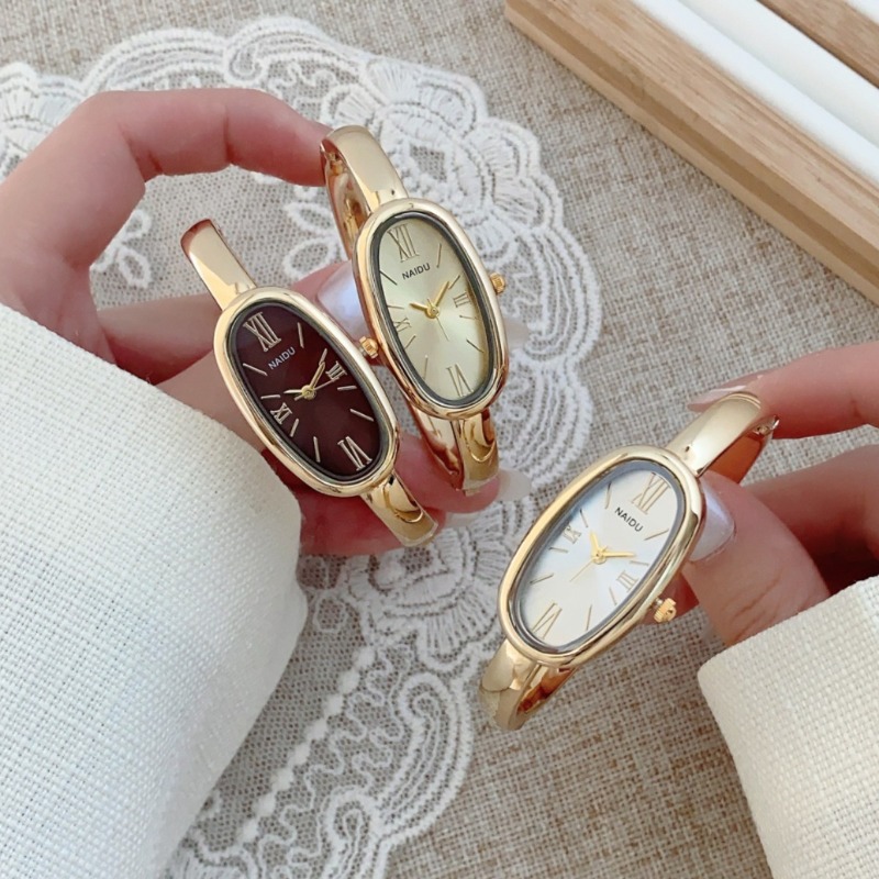 นาฬิกาข้อมือควอตซ์ทรงรี หน้าปั - Luxury Watch Green บทวิจารณ์และราคา