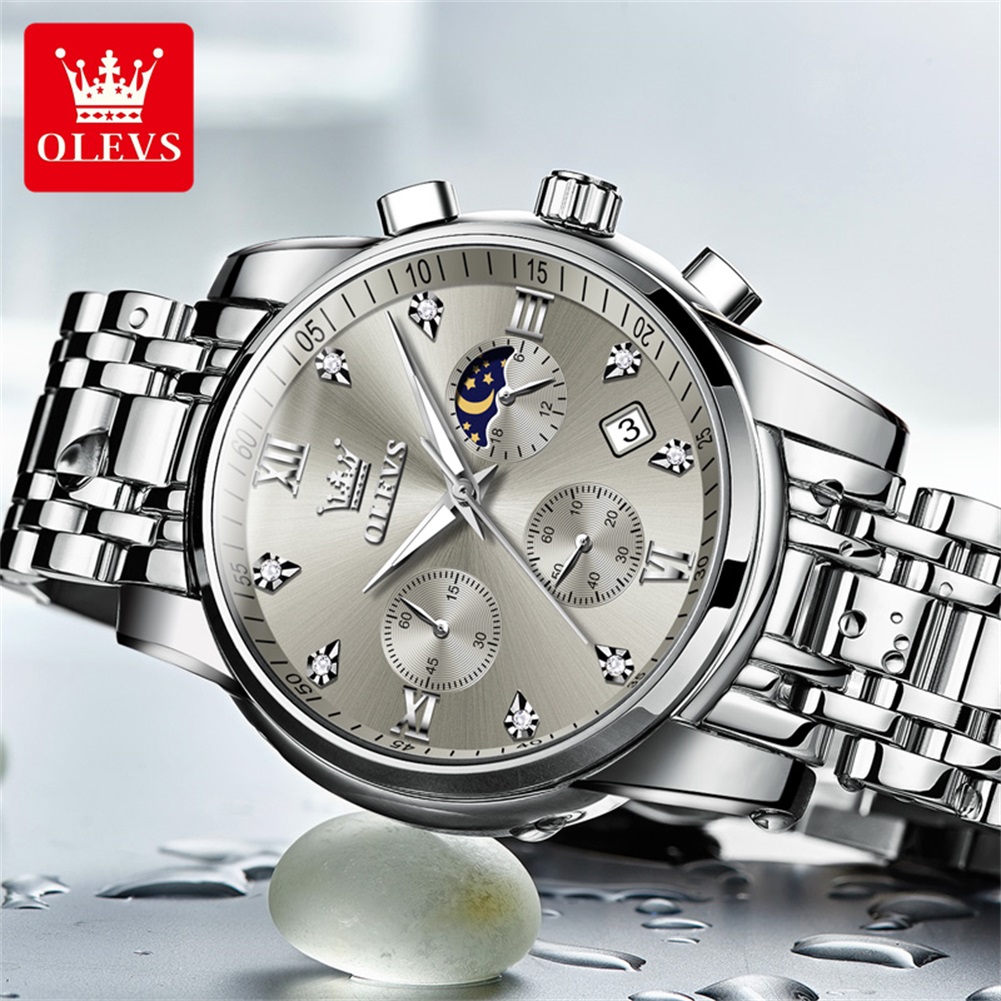 นาฬิกาควอตซ์ OLEVS 2858 สำหรับ - Luxury Watch Hand บทวิจารณ์และราคา
