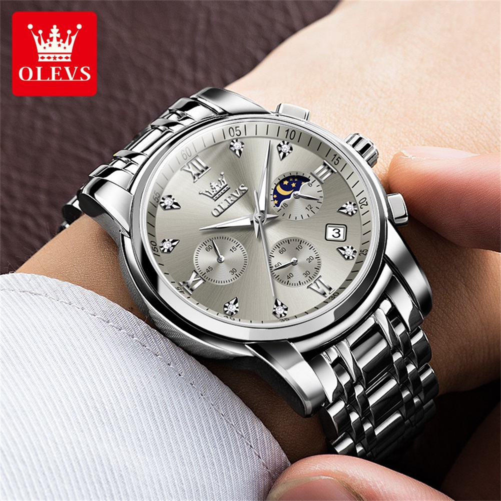 นาฬิกาควอตซ์ OLEVS 2858 สำหรับ - Luxury Watch Hand บทวิจารณ์และราคา