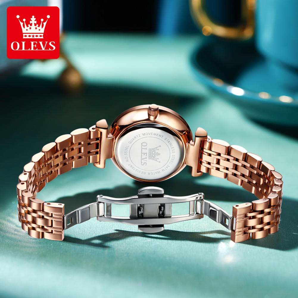 นาฬิกาข้อมือผู้หญิง OLEVS 5536 - Luxury Watch Quartz บทวิจารณ์และราคา