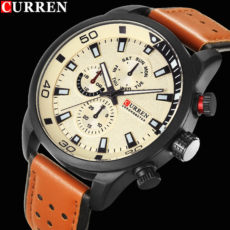2017 CURREN นาฬิกาแบรนด์หรูผู้ - Luxury Watch Apple บทวิจารณ์และราคา