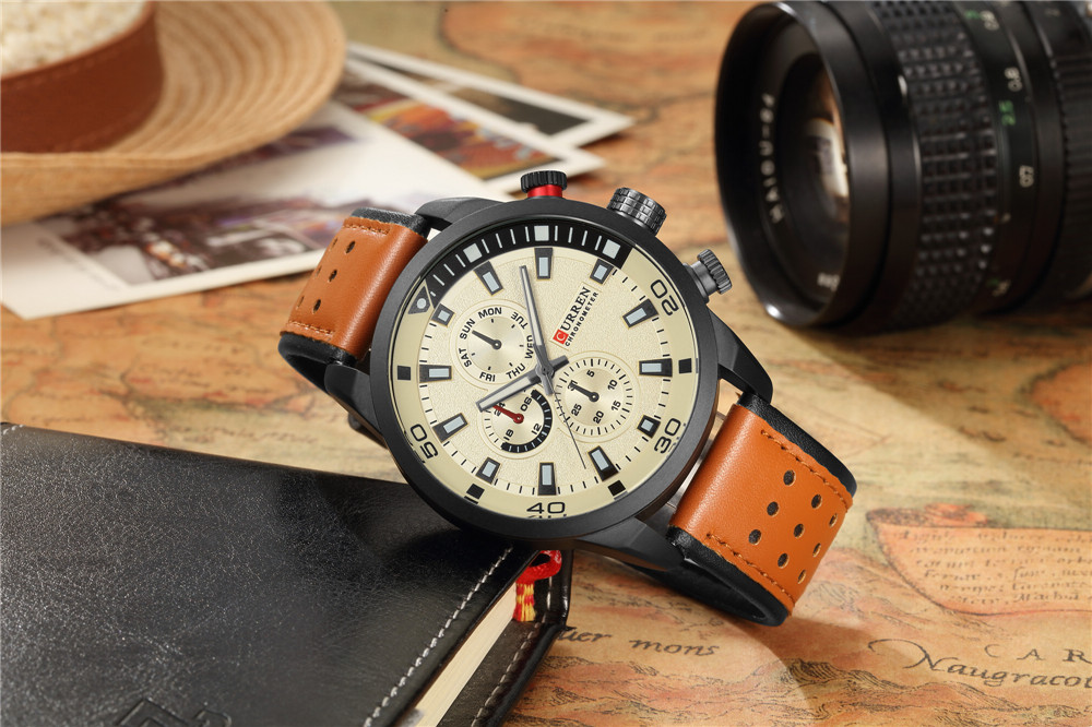 2017 CURREN นาฬิกาแบรนด์หรูผู้ - Luxury Watch Apple บทวิจารณ์และราคา