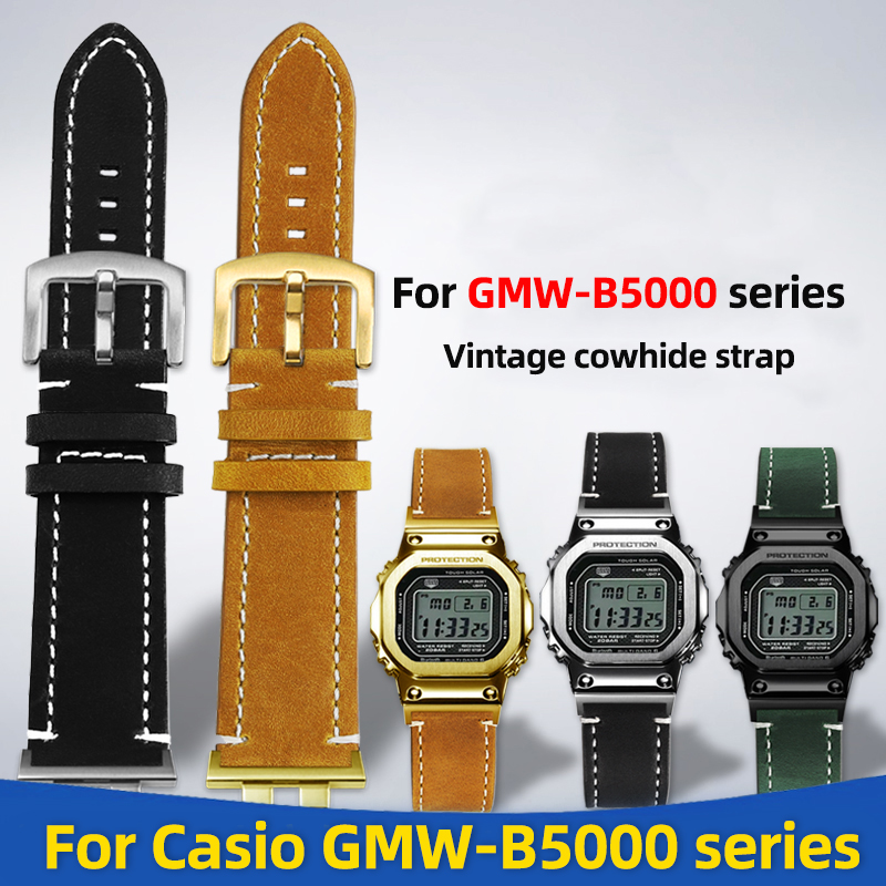 GMW-B5000 Vintage Cowhide สําห - Luxury Watch Casio บทวิจารณ์และราคา