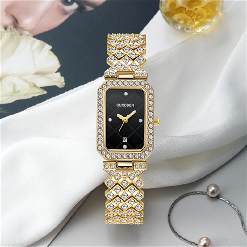 นาฬิกาทรงสี่เหลี่ยมแบรนด์ curd - Luxury Watch Green บทวิจารณ์และราคา