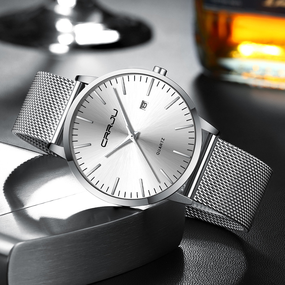 Crrju นาฬิกาแฟชั่นผู้ชายแบรนด์ - Luxury Watch Low Price บทวิจารณ์และราคา