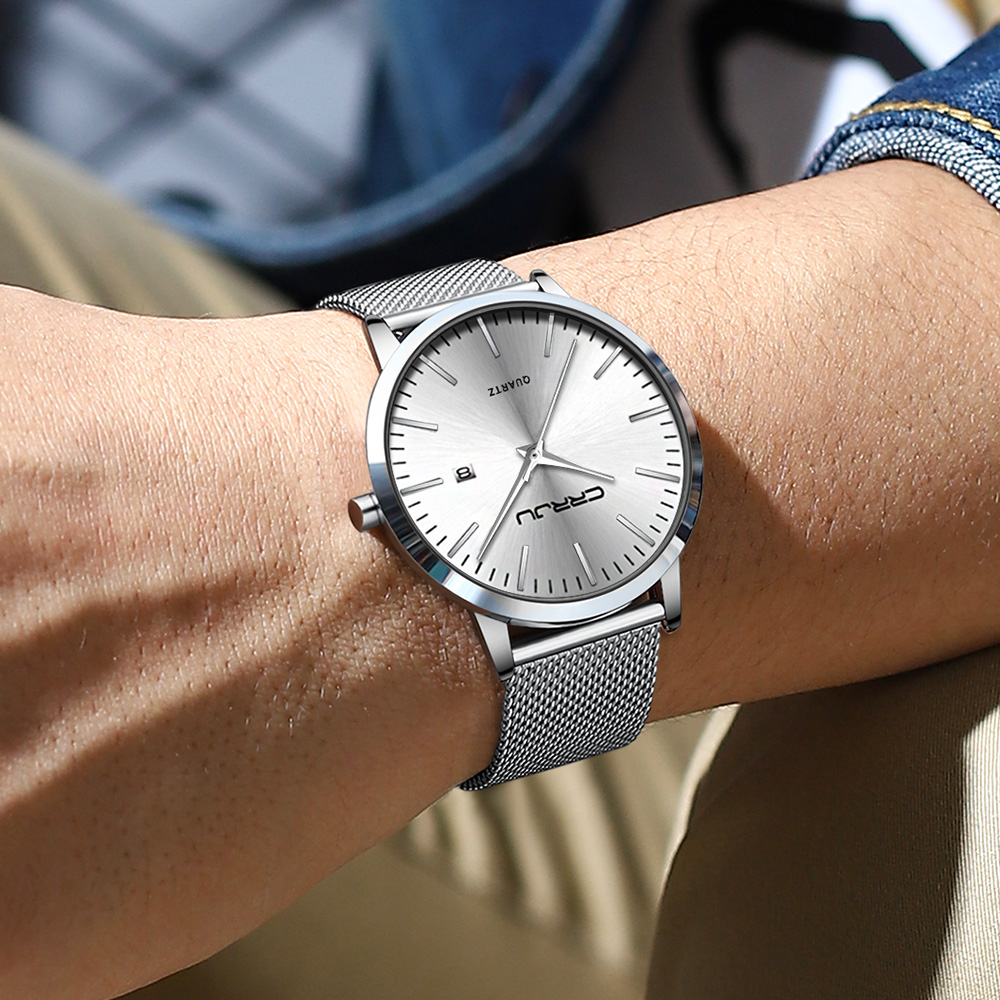 Crrju นาฬิกาแฟชั่นผู้ชายแบรนด์ - Luxury Watch Low Price บทวิจารณ์และราคา