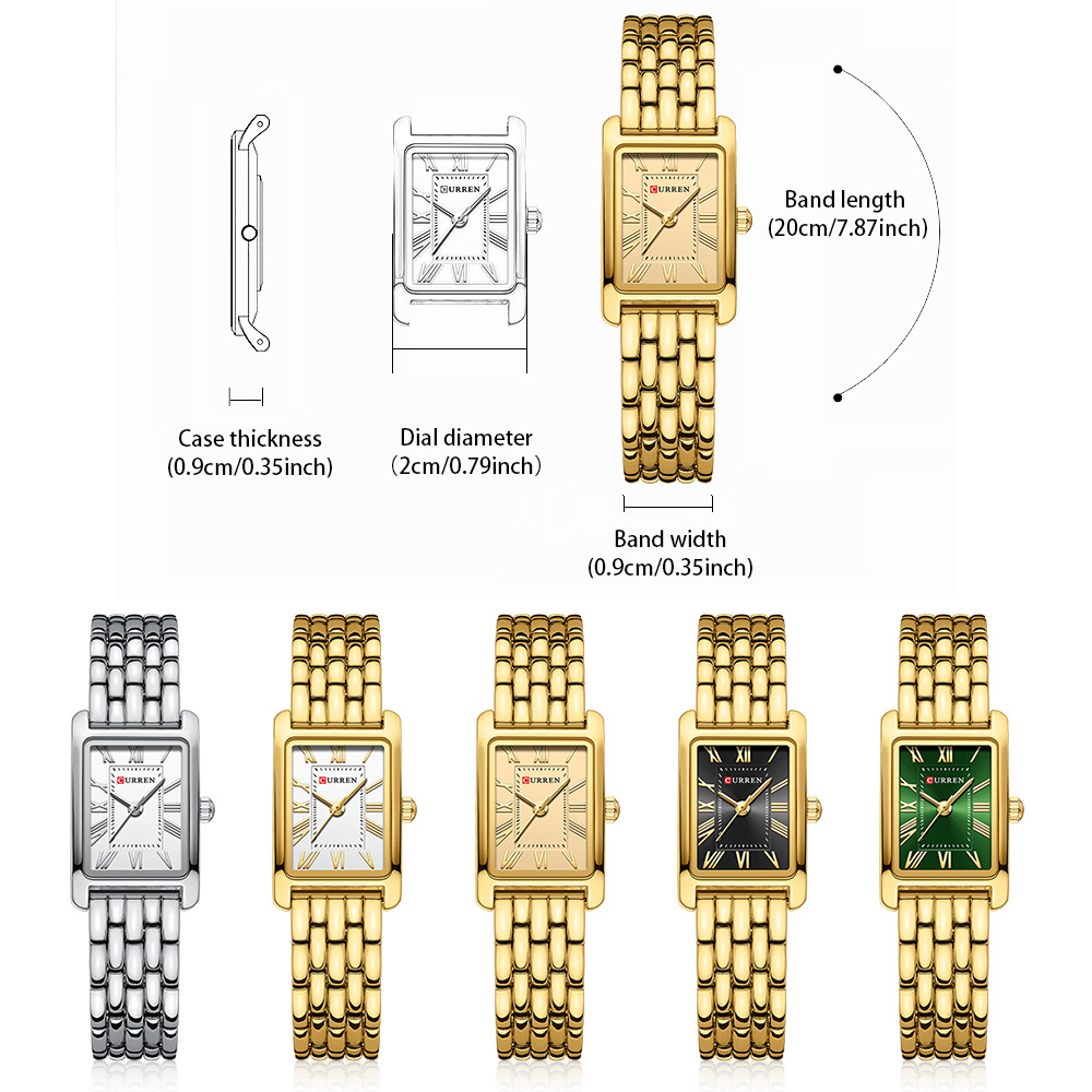 CURREN นาฬิกาควอตซ์แฟชั่นหรูหร - Luxury Watch Apple บทวิจารณ์และราคา