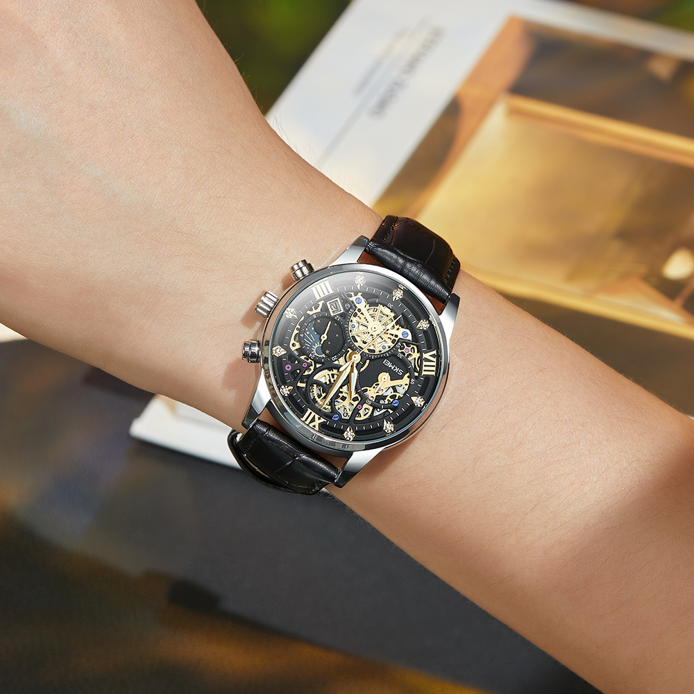 SKMEI แบรนด์ชั้นนำหรูหราเหล็กเ - Luxury Watch In Japan บทวิจารณ์และราคา