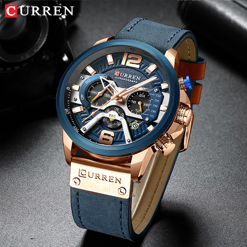 CURREN New Men 'S Casual กีฬา  - Luxury Watch Apple บทวิจารณ์และราคา