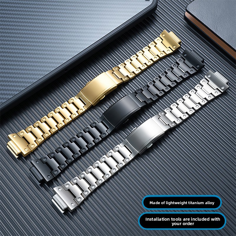 สายนาฬิกาโลหะไทเทเนียม GM2100  - Luxury Watch Casio บทวิจารณ์และราคา