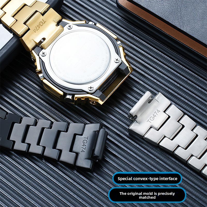 สายนาฬิกาโลหะไทเทเนียม GM2100  - Luxury Watch Casio บทวิจารณ์และราคา