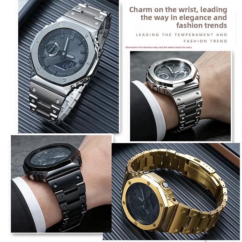 สายนาฬิกาโลหะไทเทเนียม GM2100  - Luxury Watch Casio บทวิจารณ์และราคา