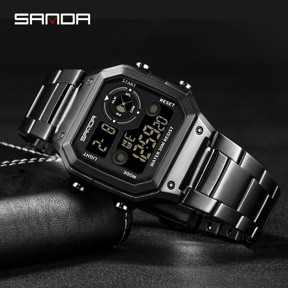 SANDA นาฬิกาข้อมือผู้ชายทรงสี่ - Luxury Watch Shop บทวิจารณ์และราคา
