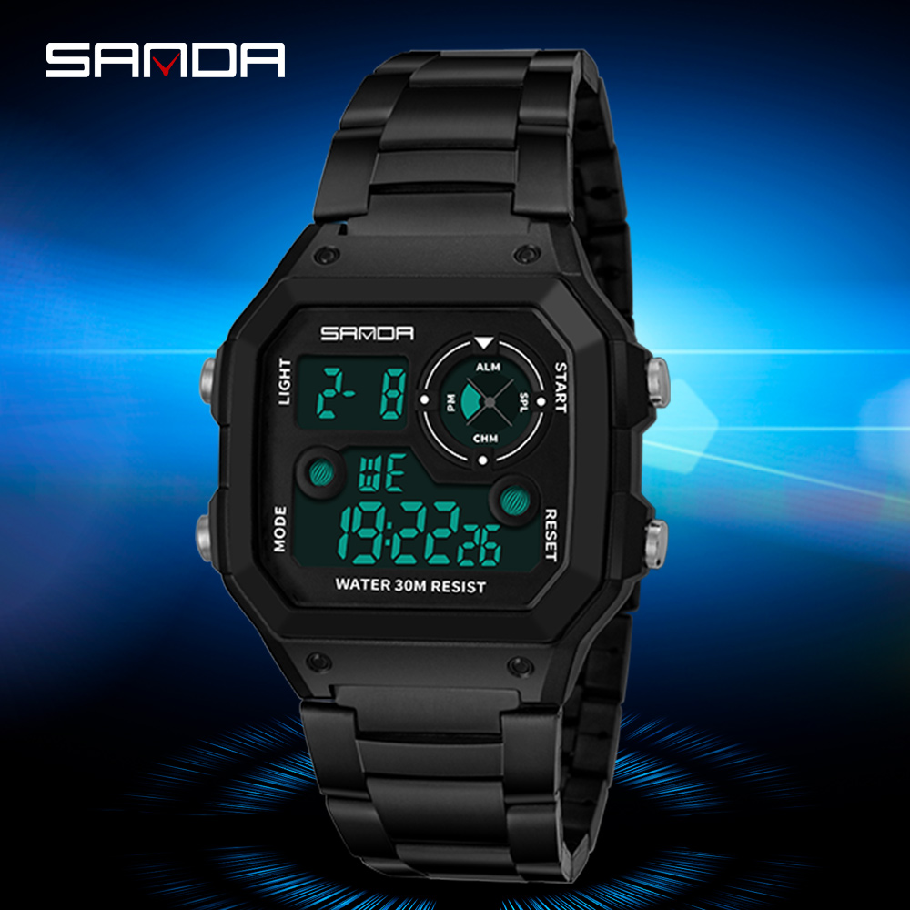 SANDA นาฬิกาข้อมือผู้ชายทรงสี่ - Luxury Watch Shop บทวิจารณ์และราคา