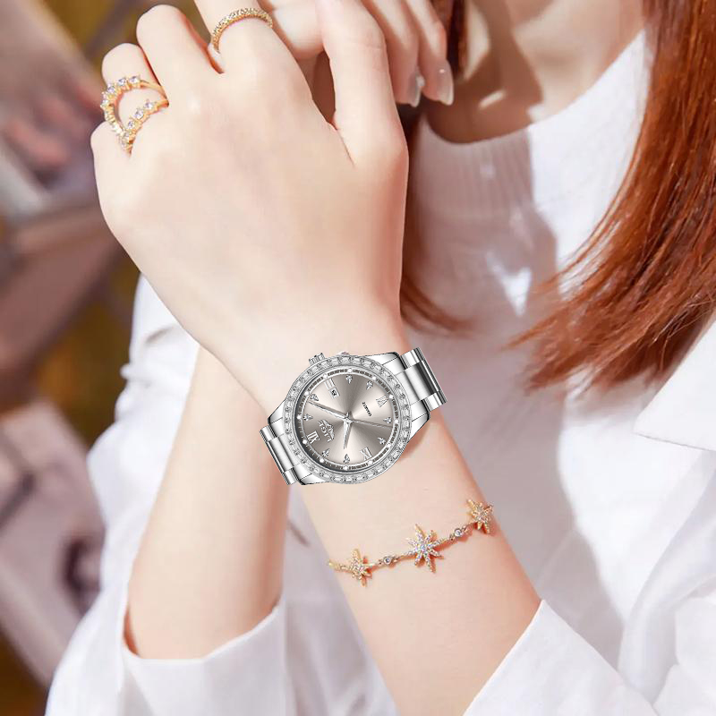 นาฬิกาข้อมือควอตซ์ LIGE 2026 น - Luxury Watch Market บทวิจารณ์และราคา