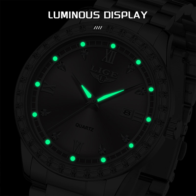นาฬิกาข้อมือควอตซ์ LIGE 2026 น - Luxury Watch Market บทวิจารณ์และราคา