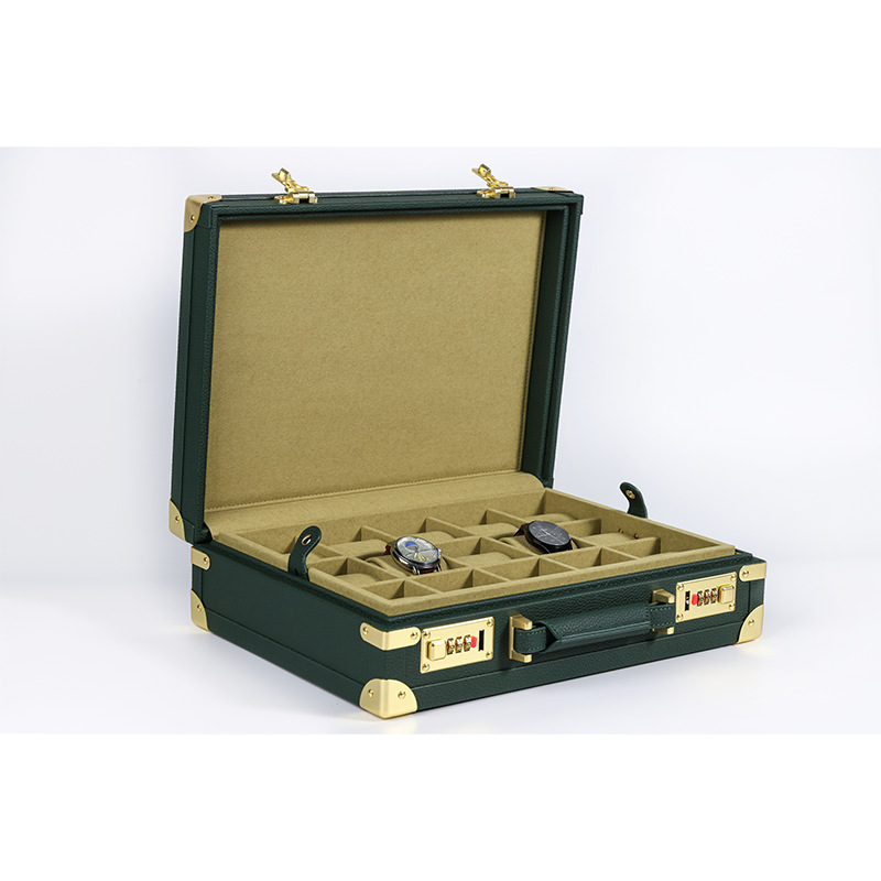 OEM ODM กล่องเก็บนาฬิกาหรูหรา  - Luxury Watch Green บทวิจารณ์และราคา