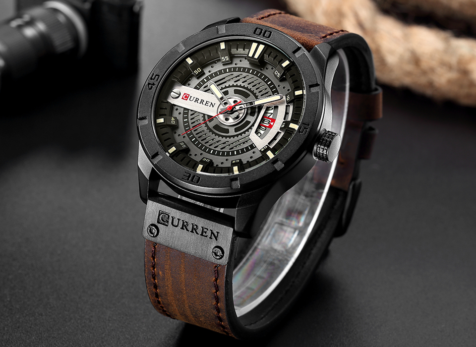 หรูหรานาฬิกายี่ห้อ CURREN ผู้ช - Luxury Watch Apple บทวิจารณ์และราคา