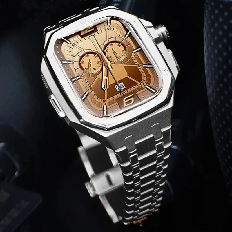 ชุดอุปกรณ์ตกแต่งตัวเรือนสแตนเล - Luxury Watch Apple บทวิจารณ์และราคา