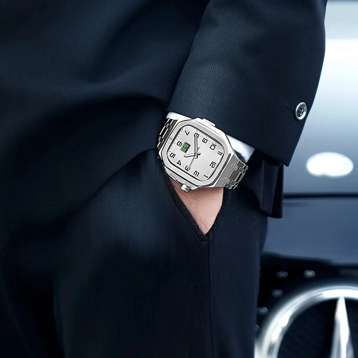 ชุดอุปกรณ์ตกแต่งตัวเรือนสแตนเล - Luxury Watch Apple บทวิจารณ์และราคา