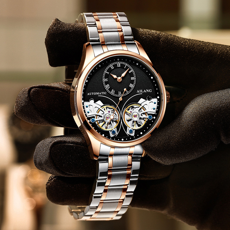 AILANG ยี่ห้อใหม่แฟชั่น Double - Luxury Watch Low Price บทวิจารณ์และราคา