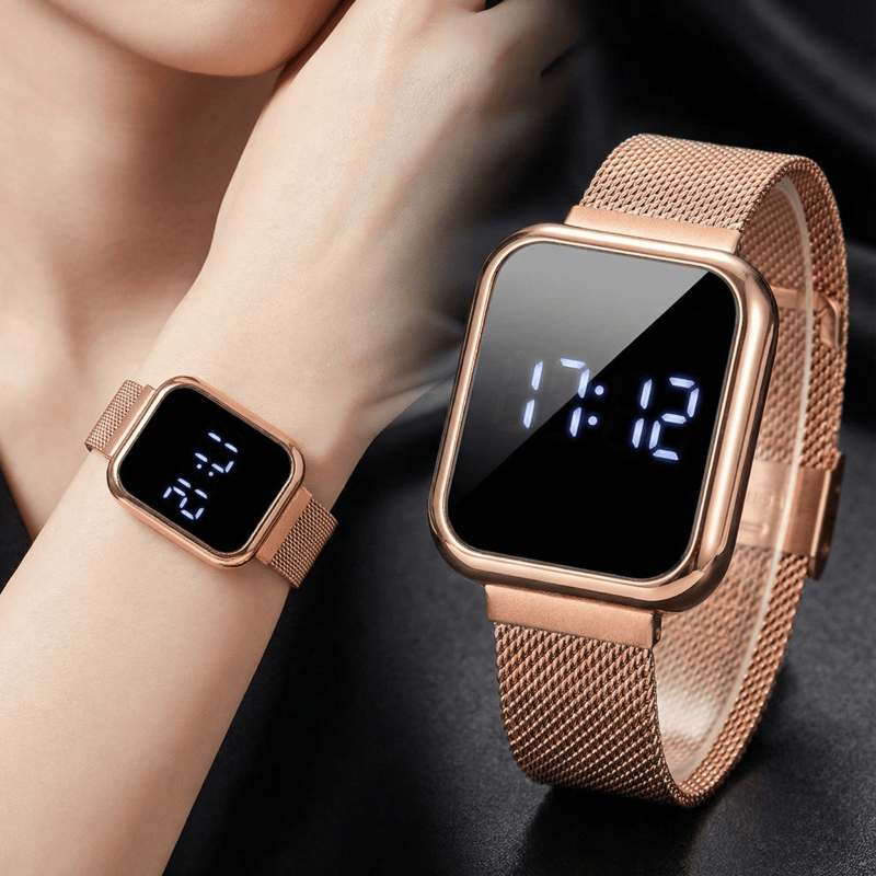 นาฬิกาข้อมือดิจิตอลทรงสี่เหลี่ - Luxury Watch Market บทวิจารณ์และราคา