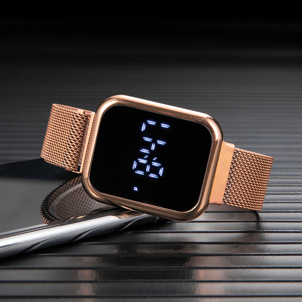 นาฬิกาข้อมือดิจิตอลทรงสี่เหลี่ - Luxury Watch Market บทวิจารณ์และราคา