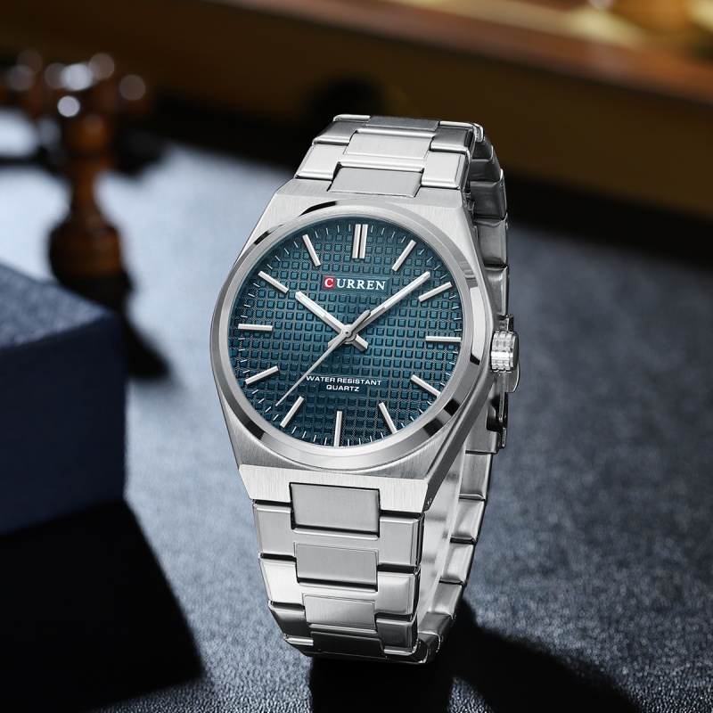CURREN 8439 นาฬิกาแบรนด์ชั้นนำ - Luxury Watch Apple บทวิจารณ์และราคา