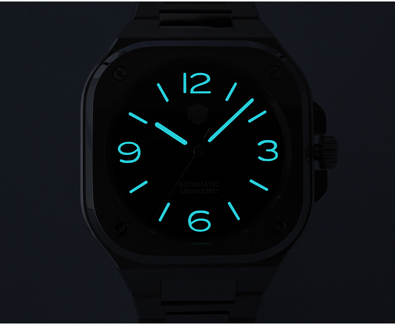 San Martin ผู้ชายนาฬิกาอัตโนมั - Luxury Watch G Shock บทวิจารณ์และราคา