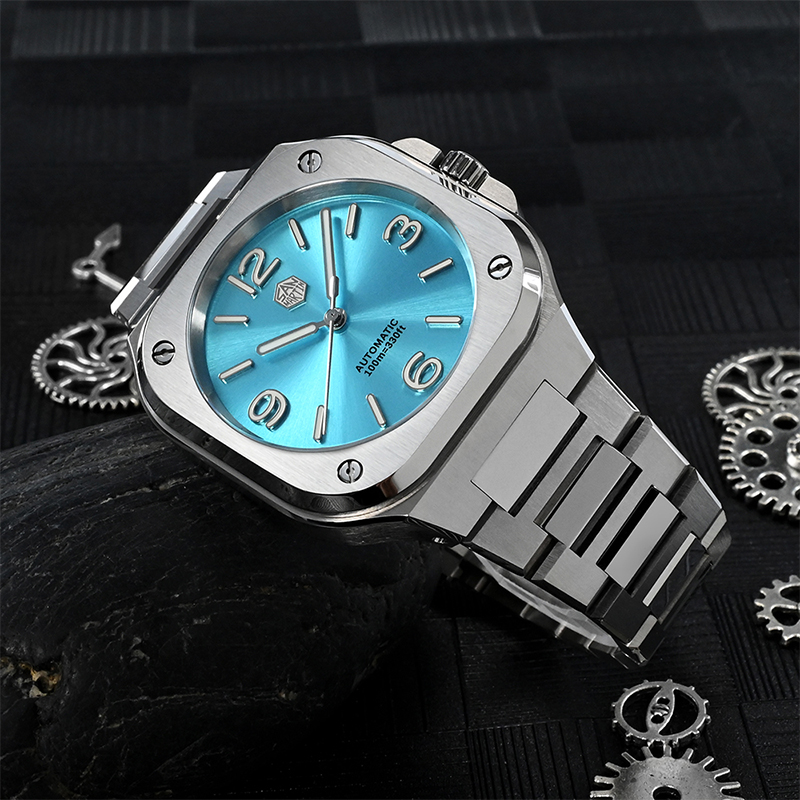 San Martin ผู้ชายนาฬิกาอัตโนมั - Luxury Watch G Shock บทวิจารณ์และราคา