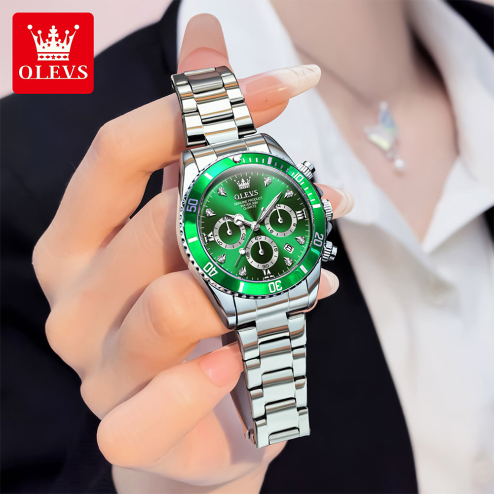 OLEVS นาฬิกาผู้หญิง 5632 Elega - Luxury Watch Quartz บทวิจารณ์และราคา