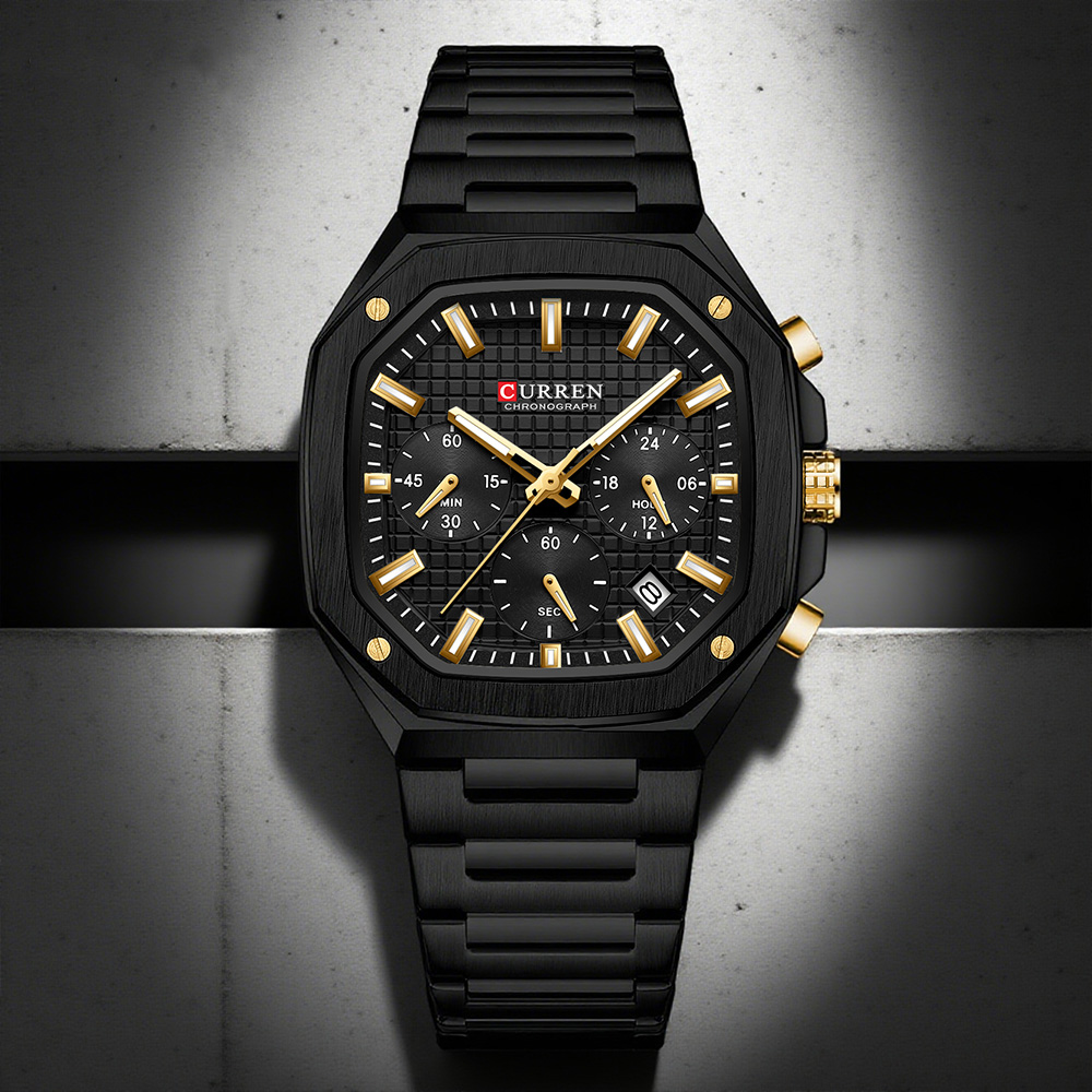 CURREN นาฬิกาโครโนสแควร์สุดหรู - Luxury Watch Hand บทวิจารณ์และราคา