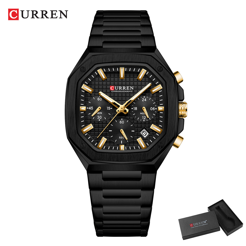 CURREN นาฬิกาโครโนสแควร์สุดหรู - Luxury Watch Hand บทวิจารณ์และราคา