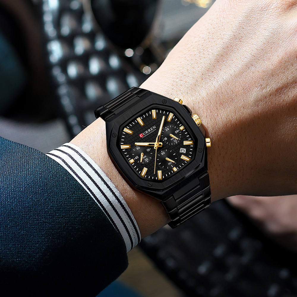 CURREN นาฬิกาโครโนสแควร์สุดหรู - Luxury Watch Hand บทวิจารณ์และราคา