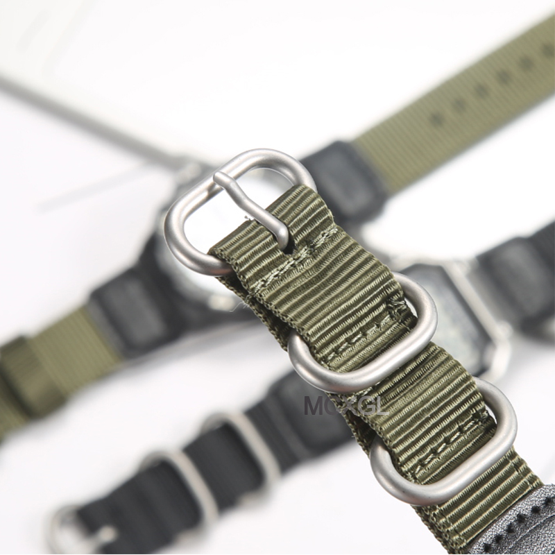 18 มม.สายนาฬิกาไนลอนสําหรับ Ca - Luxury Watch Casio บทวิจารณ์และราคา